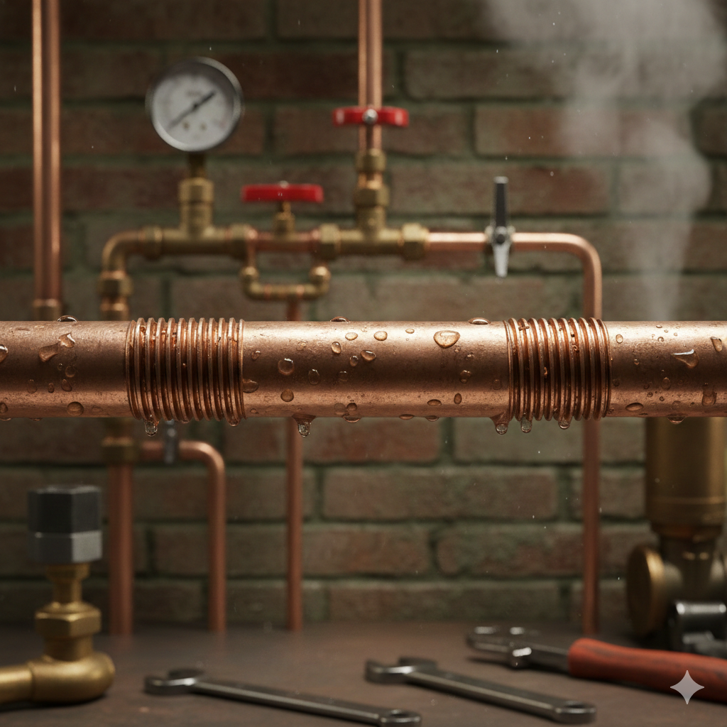 لوله مسی رزوه دار چیست؟ – بررسی انواع و مشخصات